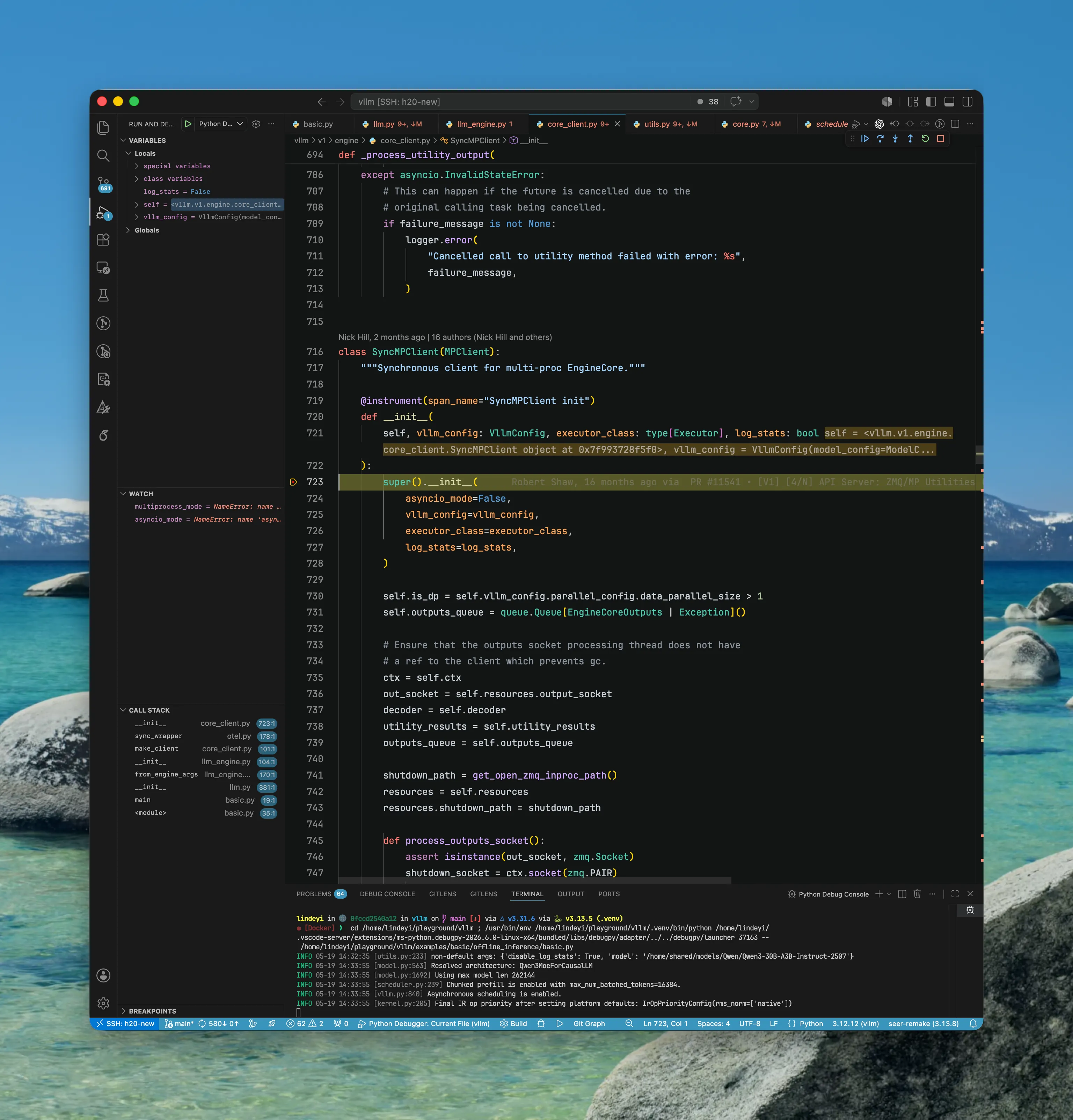 SyncMPClient 会首先进行 MPClient 的初始化